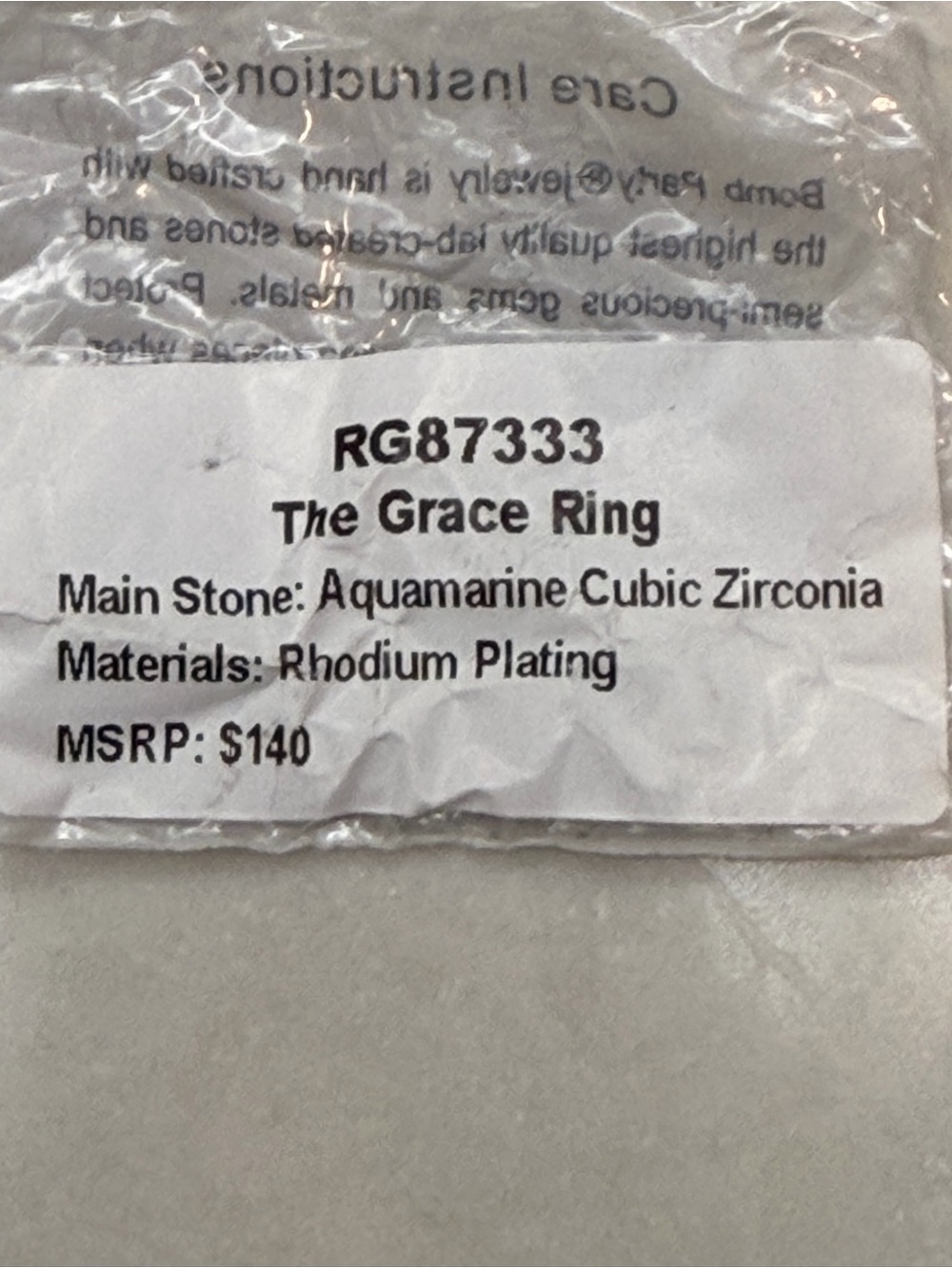 SIZE 8 BP MARCH RING - Picture 4 of 4